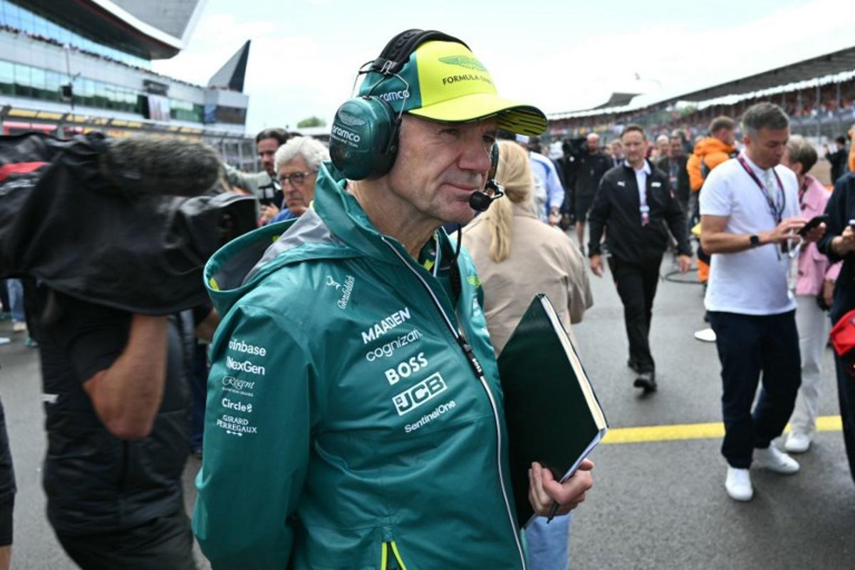 Aston Martin's Managing Technical Partner Adrian Newey ahead of the Formula One British Grand Prix at the Silverstone motor racing circuit in Silverstone, central England, on July 6, 2025. Andrej ISAKOVIC / AFP