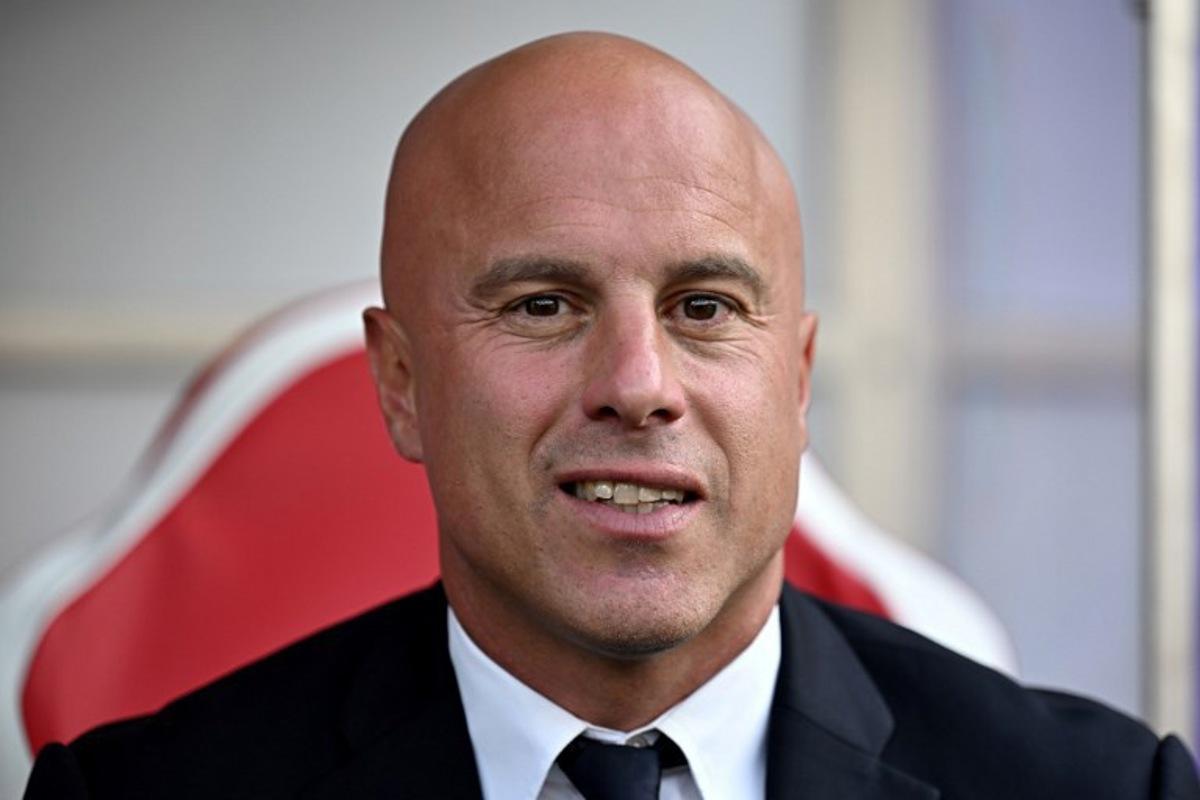 Italy's head coach Andrea Soncin looks on during the UEFA Women's Euro 2025 Group B football match between Belgium and Italy at the Stade de Tourbillon in Sion, on July 3, 2025. Fabrice COFFRINI / AFP