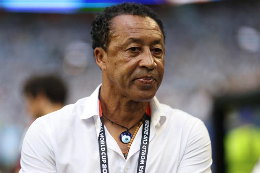 Cape Verde's head coach Bubista looks on ahead of the 2026 World Cup round of 32 football match between Argentina and Cape Verde at the Miami Stadium in Miami Gardens on July 3, 2026. PATRICIA DE MELO MOREIRA / AFP
